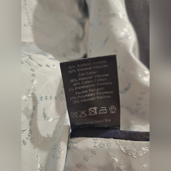 Zadig & Voltaire Victor Tattoo Print Blazer - Picture 12 of 12